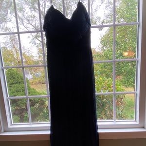 Navy Alfred Sung Bridesmaid Dress